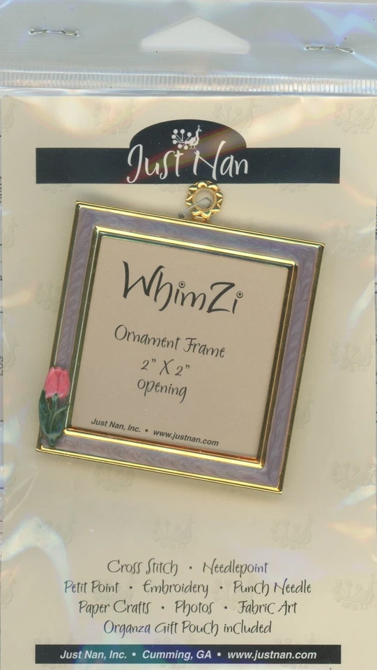 Just Nan Spring Spell Counted Cross Stitch Pattern WhimZi Frame - Image 3 of 3