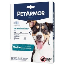 PetArmor for Dogs, Flea and Tick Treatment for Medium Dogs 2344 Pounds, Inclu...
