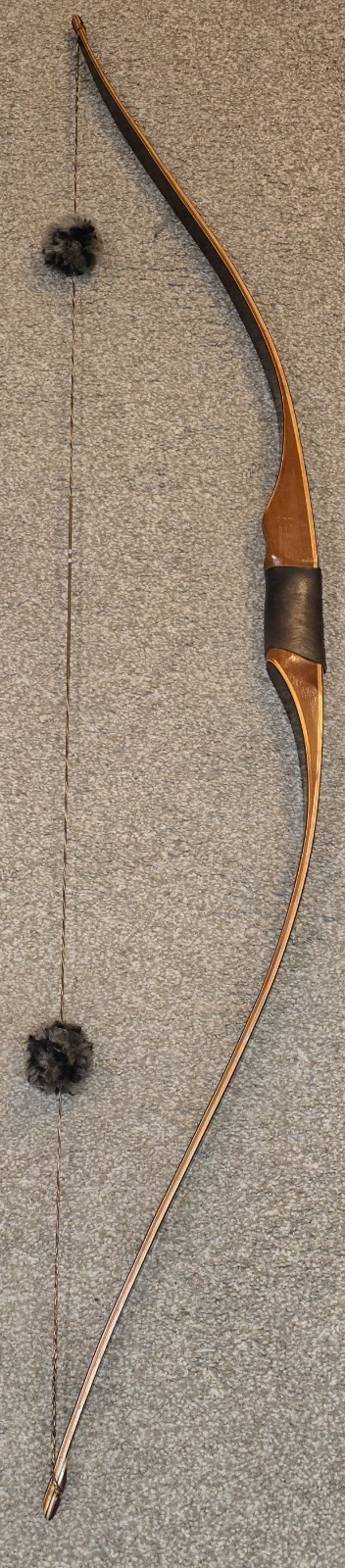 Bull Mountain Archery Beztine Custom Longbow 62" 50# RH - TTT Fast Flight String