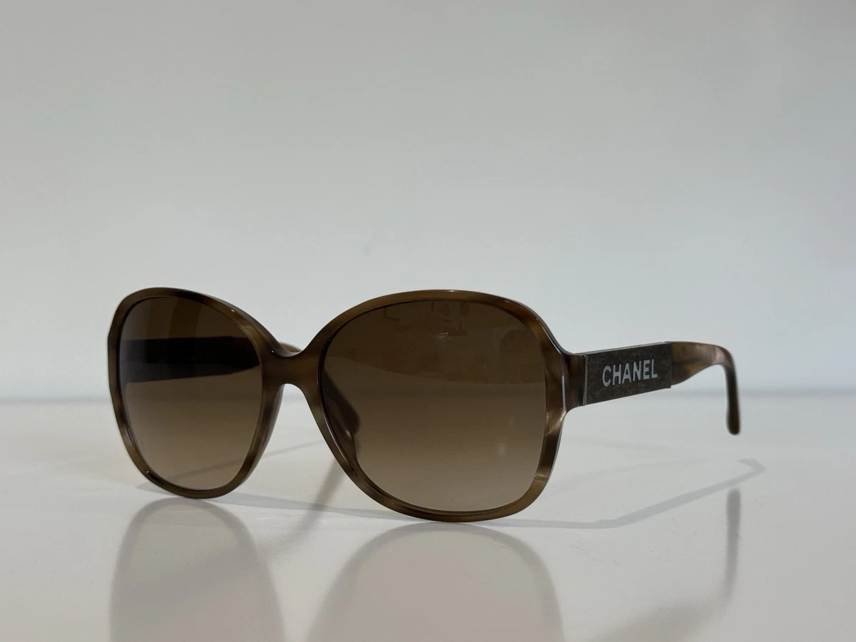 CHANEL Brown Plastic Frame Sunglasses for Women for sale | eBay display picture 2