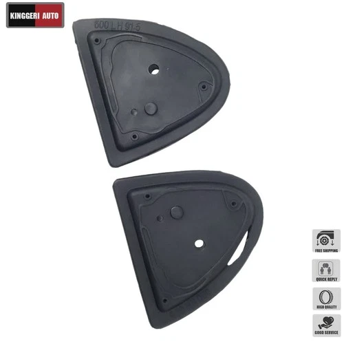 New Door Mirror Base Seal Pair Set 2pcs 2208110198 For 2006 Mercedes-Benz S65 AM