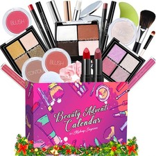 Makeup Advent Calendar 2025 Teen Girls Beauty Countdown Calendar Christmas Gi...