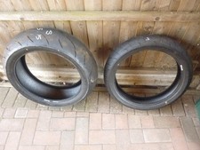 Dunlop Qualifier Sportsmart 120/70 190/55 ZR17 Pr Used Tyres Scrubs 4-5mm Tread