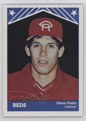 1983 TCMA Cedar Rapids Reds Steve Padia #12 0q3
