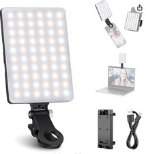 NEEWER Basics NL-60AI Selfie Light for Phone with Front  Back Clip, 60 LED 2000