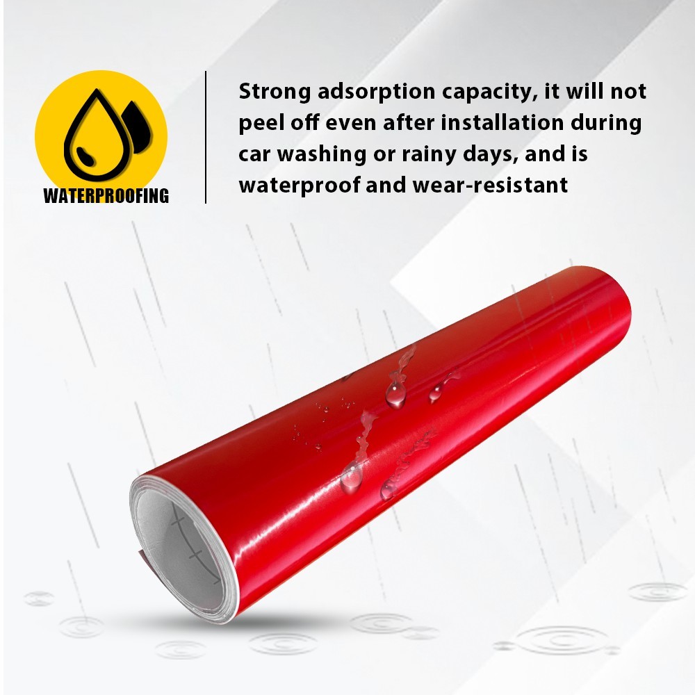 Sun Strip Visor Premium Vinyl Decal 60"x8" Windshield Banner Cast Red Film Gloss