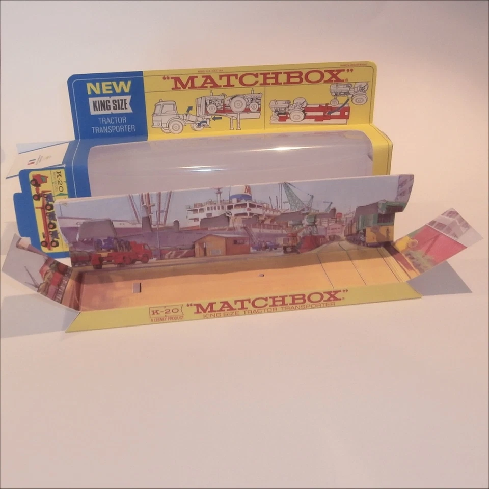 Matchbox Lesney King Size K 20 Tractor Transporter Repro Box - Image 2 of 4