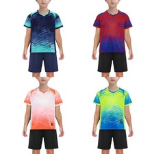 Kids Boys Set Fitness Suit Uniform Outfit Athletic Stylish Print School PE