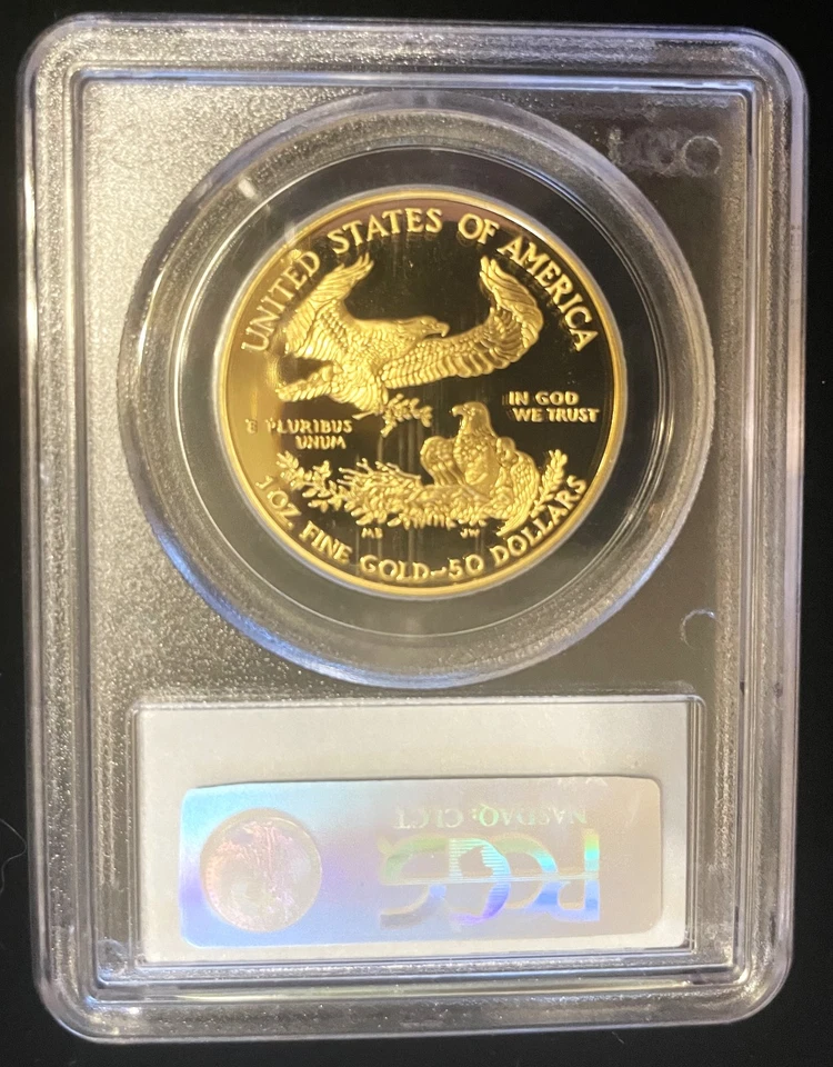 2007-W Gold Eagle Set of 4 $50 $25 $10 $5 PCGS PR69 DCAM - Image 4 of 4