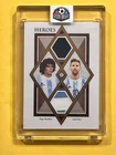 LIONEL MESSI & DIEGO MARADONA 2021 Futera Unique Heroes Dual Patch Card # 02/42