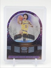 JALEN HOOD-SCHIFINO 2023-24 CROWN ROYALE ROOKIE SNO GLOBE BLUE RC /75 Q1934