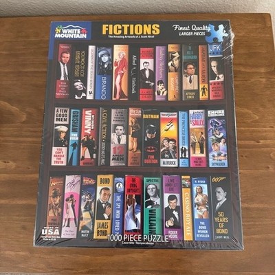 WHITE MOUNTAIN - FICTIONS 1000 Piece Jig Saw Puzzle - NEW, Fiction Books Puzzle
