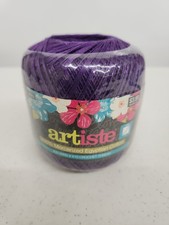 Artiste 100 Mercerized Egyptian Cotton 10 Crochet Thread 111 Wild Berry 400 Yd