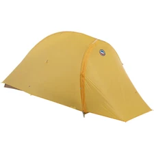 Big Agnes Fly Creek HV UL1 Bikepack Tent: 1-Person 3-Season Yellow/Greige, One S