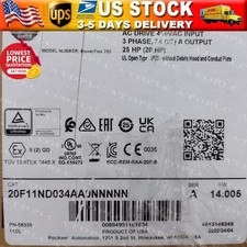 New Allen Bradley powerflex 753 20F11ND034AA0NNNNN Free Shipping