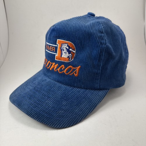 De colección Annco DENVER BRONCOS Pana SnapBack Gorra Gorra Adulto Talla Azul NFL - Imagen 8 de 21
