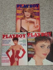 Vintage Playboy Oct Nov Dec 1983 Hill Street Blues, Kenny Rogers, Joan Collins