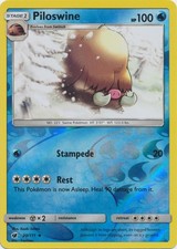 x4 Piloswine - 20/111 - Uncommon - Reverse Holo Pokemon SM4 Crimson Invasion M/N
