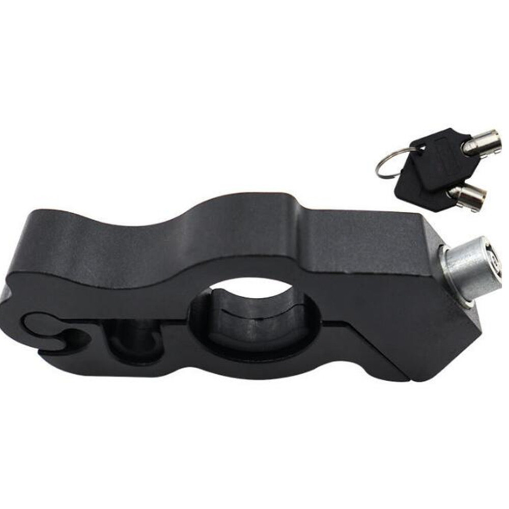 Motorcycle Handlebar Brake Lock Lever Grip Throttle Caps Security Anti-theft