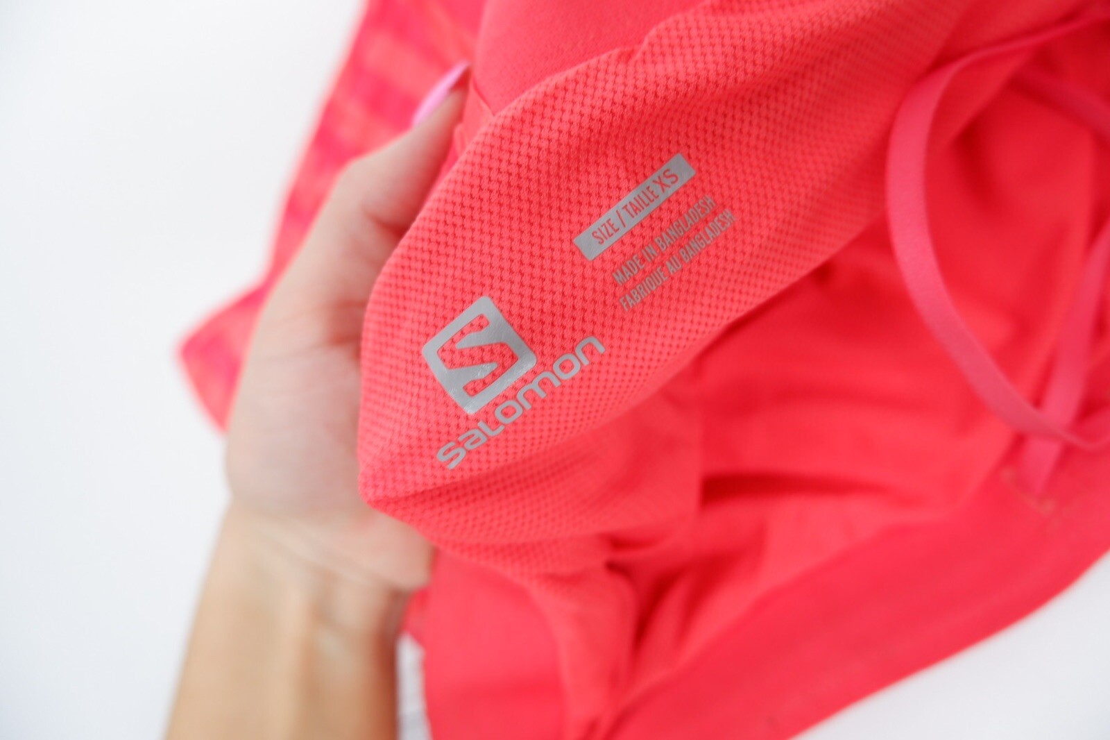 Salomon pantaloncino donna NUOVISSIMO Agile taglia XS arancione da corsa