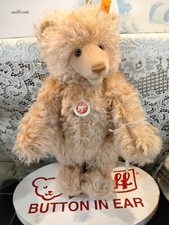STEIFF Teddy Baby Teddy Bear 15 inch curly bl...