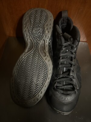 Size 9.5 - Nike Air Foamposite One Prm Triple Black  display picture 1