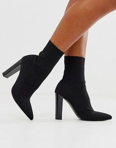 black sock boots asos
