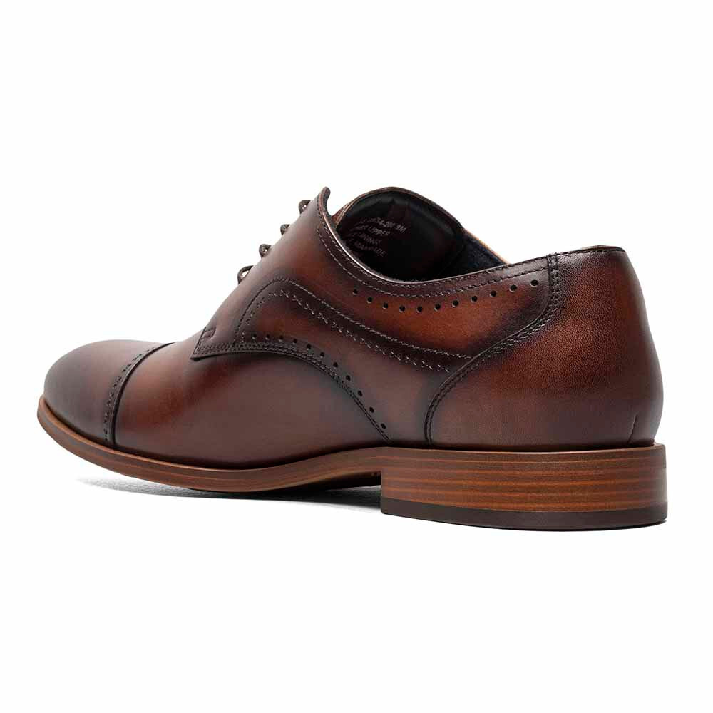 Stacy Adams Shoes Bryant Cap Toe Oxford Brown Size 14 — photo 2