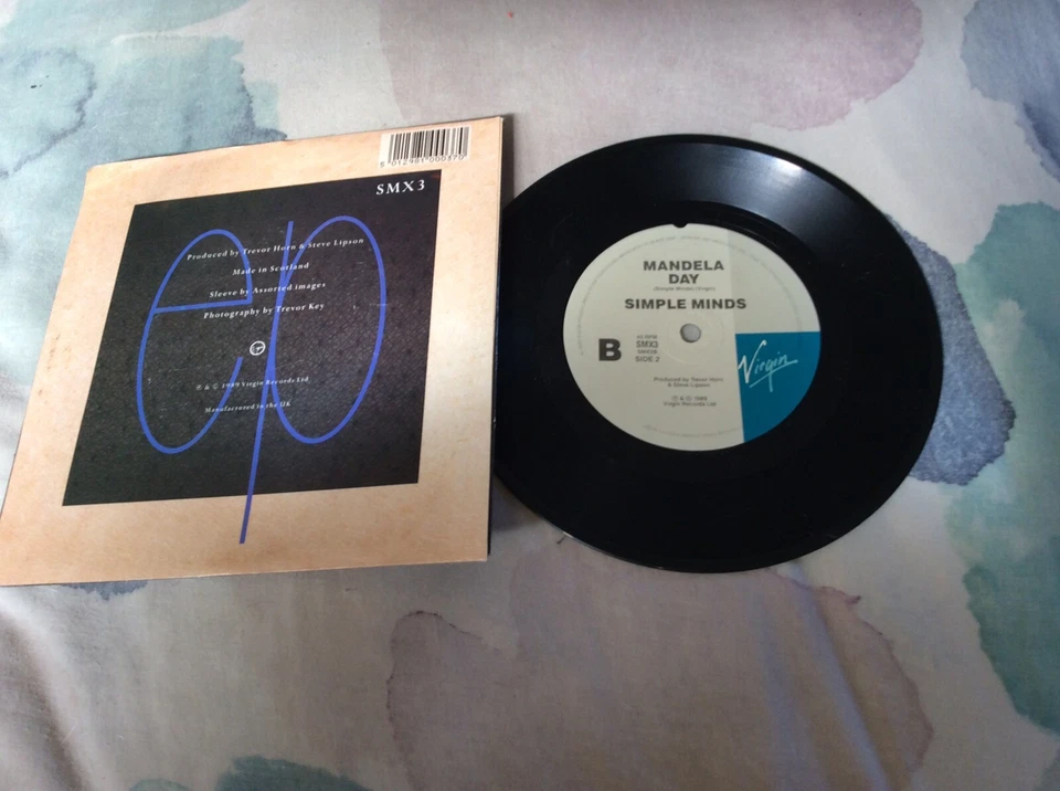 Simple Minds Belfast Child Mandela Day 7” Vinyl Pic Cover Ballad Of The Streets - Image 2 of 2