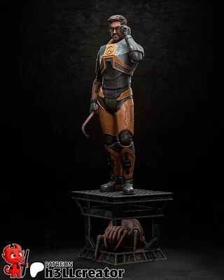 Gordon Freeman - Half Life - personaggio fan art - stampa 3D resina 205 mm / 128 mm busto