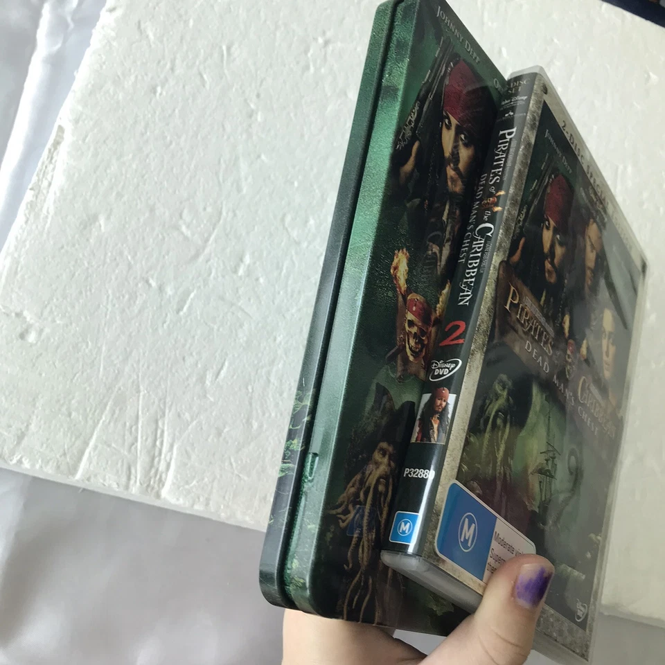 Pirates Of The Caribbean Dead Mans Chest DVD Disney Steelbook Special Edition R4 - Image 4 of 4