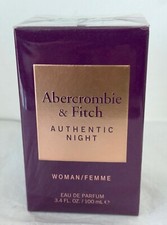 AUTHENTIC NIGHT by Abercrombie  Fitch  Women  s 3.4 Oz. Eau De Parfum  SEALED