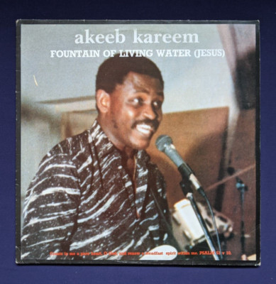 'BlackMan' Akeeb Kareem - Fountain of Living Water (Jesus) 12'' Vinyl RARE Funk