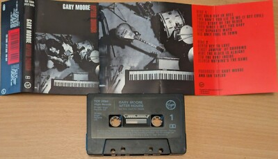 GARY MOORE after hours ORIGINAL EUROPEAN CASSETTE FREE POSTAGE SKID ROW G-FORCE