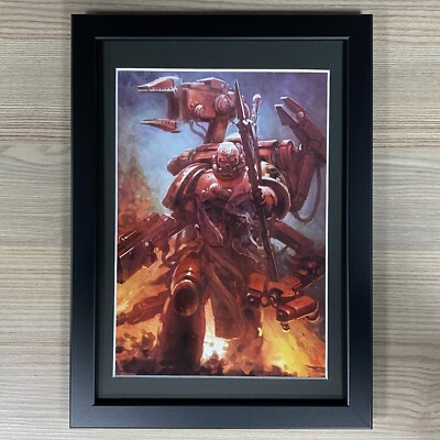 DARK ANGELS TECHMARINE FRAMED ART ADEPTUS ASTARTES SPACE MARINES