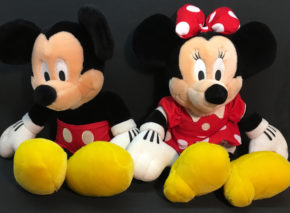 ぬいぐるみ Mickey Minnie Retro Stuffed Toy DISNEY 50th Anniversary Mickey and Minnie Mouse Retro Plush