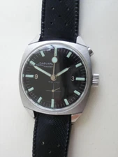 Jaguar memo master swiss men's diver mechanical military vintage wrist watch