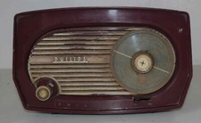 Récepteur radio TSF à lampes Philips B1F103 A Philetta  à restaurer