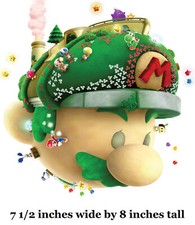 Starship Super Mario Galaxy 2 Decal Wall Art Decor Nintendo Peel Stick Sticker
