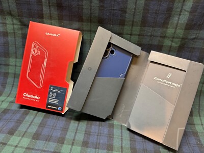 SaharaCase Classic MagSafe Phone Case for iPhone 16 Plus & Screen Protector Blue