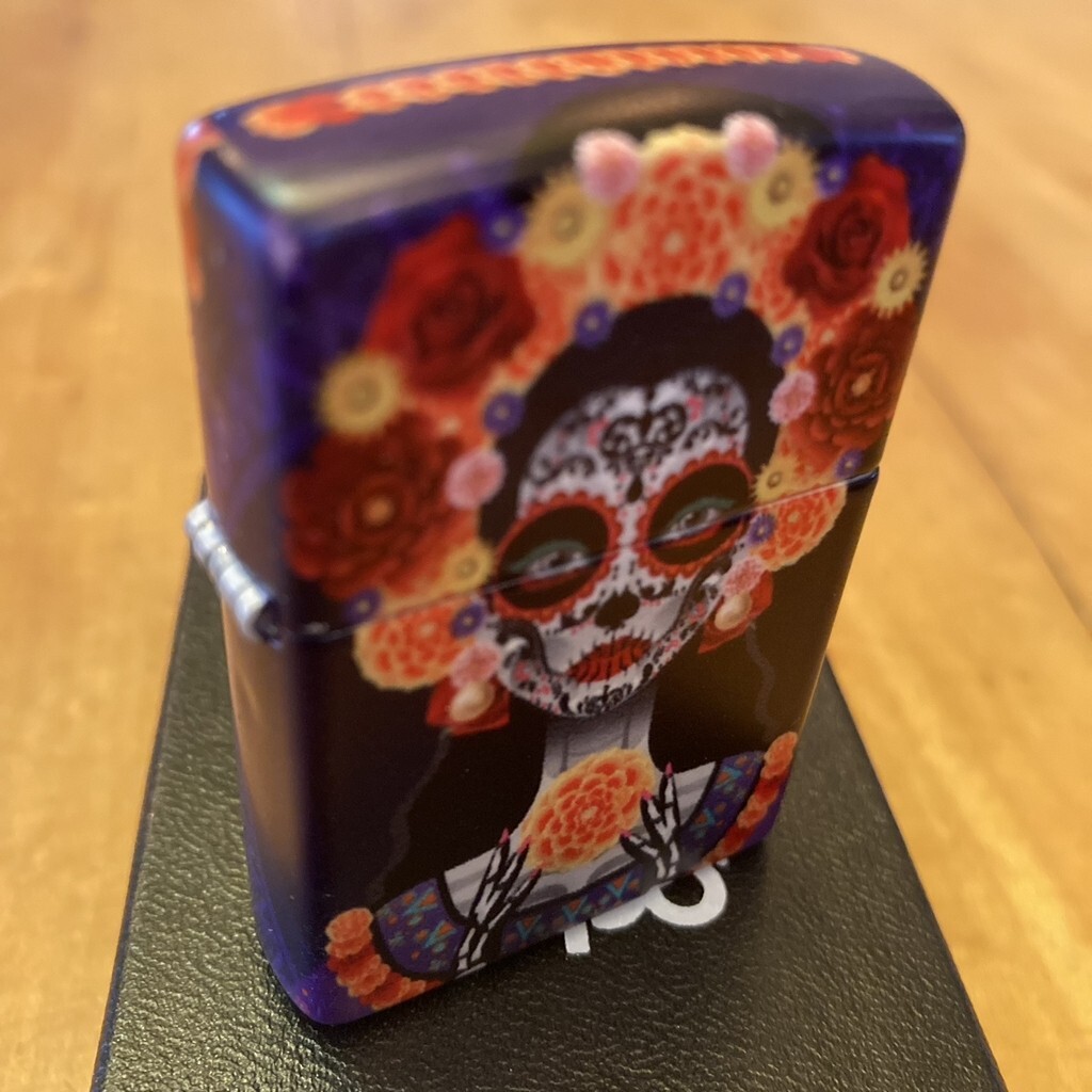 Zippo 02403 Day Of The Dead Suger Skull Woman 540 Color Wrap