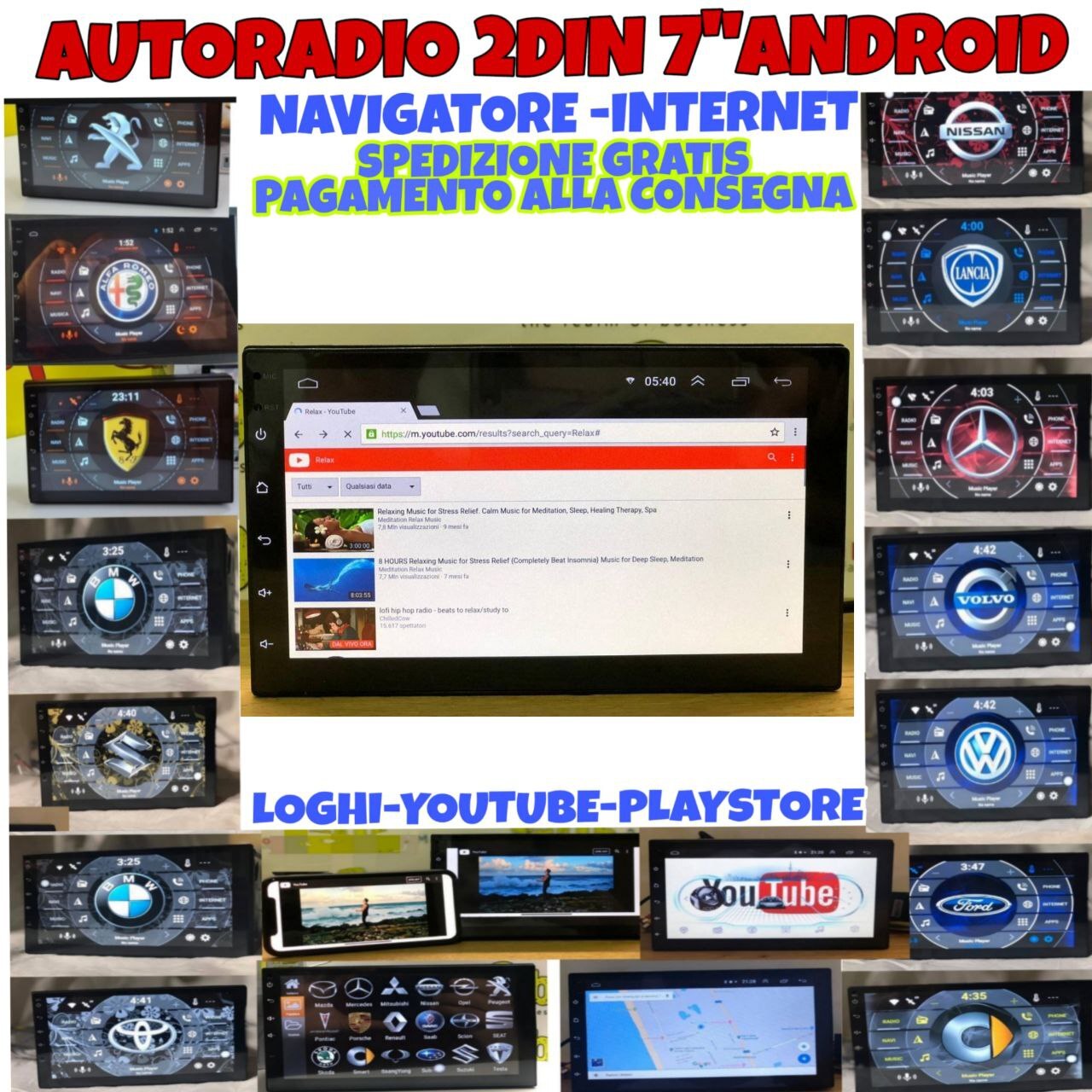 OFFERTA Autoradio Android: Sconto 40% Solo per Oggi - Spedizione Gratis