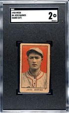 1920 W520 Hand Cut Strip Card #4 JESS BARNES (SGC 2 GOOD)