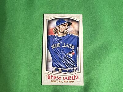 2016 Topps Gypsy Queen Mini #205 R.A. Dickey Toronto Blue