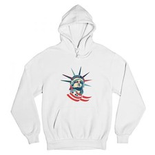 Statue of Liberty Sweatshirt 4th of July Independence Day Patriotic Hoodie