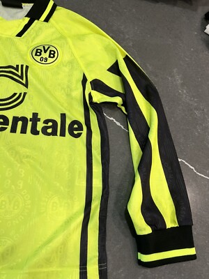 Borussia Dortmund 1996/1997 Nike Home Football Jersey Long