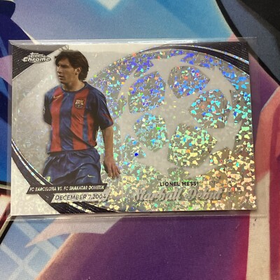 2023-24 Topps Chrome UEFA Lionel Messi Starball Debut #SD-10 SP 