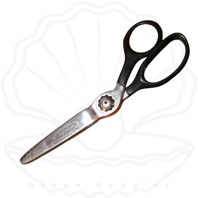 CRAFTSMAN Pinking Shears Scissor VTG USA*Serrated*Sewing*Quilting*Heavy ...