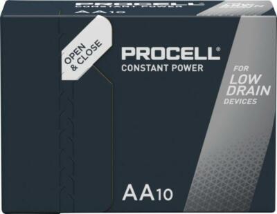 20 Duracell Procell Constant AA / Mignon Alkaline Batterien im 10er Karton