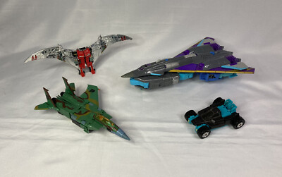 Lot 3 Figurines Transformers 2007 : QuillFire + Swoop + Swindle – Hasbro